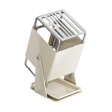 Maxbell Knife Block Swivel with Scissors Slot Storage Organizer Kitchen Knife Holder White