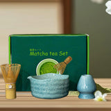 Maxbell 4 Pieces Matcha Tea Ceremony Set Portable Tea Bowl for Home Kitchen Ceremony
