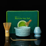 Maxbell 4 Pieces Matcha Tea Ceremony Set Portable Tea Bowl for Home Kitchen Ceremony