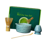 Maxbell 4 Pieces Matcha Tea Ceremony Set Portable Tea Bowl for Home Kitchen Ceremony