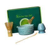 Maxbell 4 Pieces Matcha Tea Ceremony Set Portable Tea Bowl for Home Kitchen Ceremony