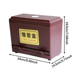Maxbell Straw Dispenser Storage Case for Dining Room Countertop Fast Food Restaurant