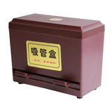 Maxbell Straw Dispenser Storage Case for Dining Room Countertop Fast Food Restaurant