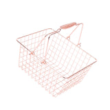 Maxbell Shopping Basket Storage Organizer Bin with Handle for Toys Cosmetics Bedroom L