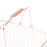 Maxbell Shopping Basket Storage Organizer Bin with Handle for Toys Cosmetics Bedroom L