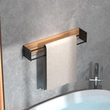 Maxbell Bathroom Organizer Bath Towel Holder Storage Salon Small Space RV Towel Rack 8cmx9.5cmx40cm