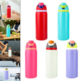 Maxbell Insulated Stainless Steel Water Bottle 1000ml Tumbler for Car Driving Picnic red