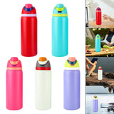 Maxbell Insulated Stainless Steel Water Bottle 1000ml Tumbler for Car Driving Picnic red