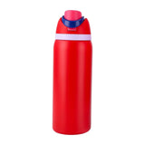 Maxbell Insulated Stainless Steel Water Bottle 1000ml Tumbler for Car Driving Picnic red