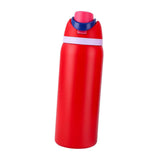 Maxbell Insulated Stainless Steel Water Bottle 1000ml Tumbler for Car Driving Picnic red