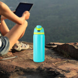 Maxbell Insulated Stainless Steel Water Bottle 1000ml Tumbler for Car Driving Picnic green