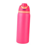 Maxbell Insulated Stainless Steel Water Bottle 1000ml Tumbler for Car Driving Picnic rose red