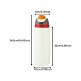 Maxbell Insulated Stainless Steel Water Bottle 1000ml Tumbler for Car Driving Picnic white