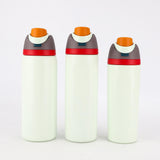 Maxbell Insulated Stainless Steel Water Bottle 1000ml Tumbler for Car Driving Picnic white