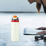 Maxbell Insulated Stainless Steel Water Bottle 1000ml Tumbler for Car Driving Picnic white