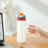 Maxbell Insulated Stainless Steel Water Bottle 1000ml Tumbler for Car Driving Picnic white