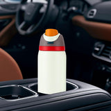 Maxbell Insulated Stainless Steel Water Bottle 1000ml Tumbler for Car Driving Picnic white