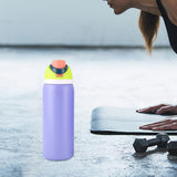 Maxbell Insulated Stainless Steel Water Bottle 1000ml Tumbler for Car Driving Picnic violet