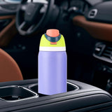Maxbell Insulated Stainless Steel Water Bottle 1000ml Tumbler for Car Driving Picnic violet