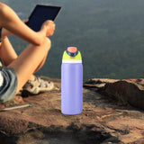 Maxbell Insulated Stainless Steel Water Bottle 1000ml Tumbler for Car Driving Picnic violet