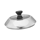 Maxbell Basting Cover Griddle Grill Accessory Melt Lid for Steaming Steak Teppanyaki 29cm