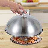 Maxbell Basting Cover Griddle Grill Accessory Melt Lid for Steak Outdoor BBQ Patties 22cmx13cm