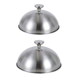 Maxbell Basting Cover Griddle Grill Accessory Melt Lid for Steak Outdoor BBQ Patties 22cmx13cm