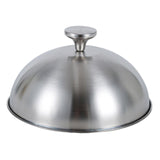 Maxbell Basting Cover Griddle Grill Accessory Melt Lid for Steak Outdoor BBQ Patties 24cmx12.5cm