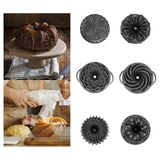 Maxbell Cake Pan Nonstick Diecast Decoration for Party New Years Christmas Style A