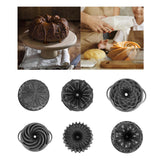 Maxbell Cake Pan Nonstick Diecast Decoration for Party New Years Christmas Style A