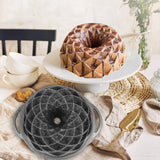 Maxbell Cake Pan Nonstick Diecast Decoration for Party New Years Christmas Style C