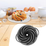 Maxbell Cake Pan Nonstick Diecast Decoration for Party New Years Christmas Style D