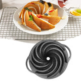 Maxbell Cake Pan Nonstick Diecast Decoration for Party New Years Christmas Style D