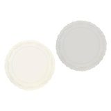 Maxbell Silicone Placemat Elegant Dining Table Mat for Kitchen Conference Table Home White