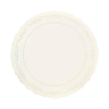Maxbell Silicone Placemat Elegant Dining Table Mat for Kitchen Conference Table Home White