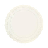 Maxbell Silicone Placemat Elegant Dining Table Mat for Kitchen Conference Table Home White