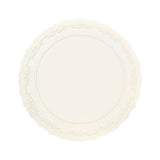 Maxbell Silicone Placemat Elegant Dining Table Mat for Kitchen Conference Table Home White