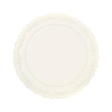 Maxbell Silicone Placemat Elegant Dining Table Mat for Kitchen Conference Table Home White