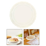 Maxbell Silicone Placemat Elegant Dining Table Mat for Kitchen Conference Table Home White