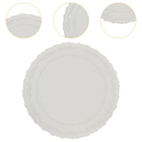 Maxbell Silicone Placemat Elegant Dining Table Mat for Kitchen Conference Table Home Gray