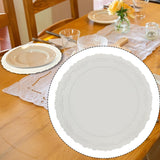 Maxbell Silicone Placemat Elegant Dining Table Mat for Kitchen Conference Table Home Gray