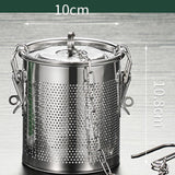 Maxbell Stainless Steel Tea Infuser Small Filter for Cooking Brewing Herbs Seasoning L