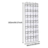 Maxbell over The Door Organizer 35 Pockets Shoe Rack for Bedroom Bathroom Plush Doll