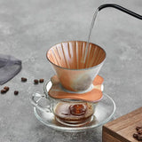 Maxbell Hand Drip Coffee Dripper Manual Filter Coffee Brewer for Cafe Family Camping Small