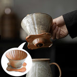 Maxbell Hand Drip Coffee Dripper Manual Filter Coffee Brewer for Cafe Family Camping Small
