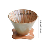 Maxbell Hand Drip Coffee Dripper Manual Filter Coffee Brewer for Cafe Family Camping Large