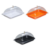 Maxbell Cake Stand Cover Elegant Serving Dish Lid for Outdoor Indoor Use Cheese Home White