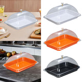 Maxbell Cake Stand Cover Elegant Serving Dish Lid for Outdoor Indoor Use Cheese Home White