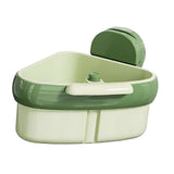 Maxbell Sink Strainer Basket Versatile Corner Kitchen Food Catcher Easy Installation Green