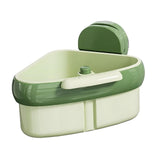 Maxbell Sink Strainer Basket Versatile Corner Kitchen Food Catcher Easy Installation Green